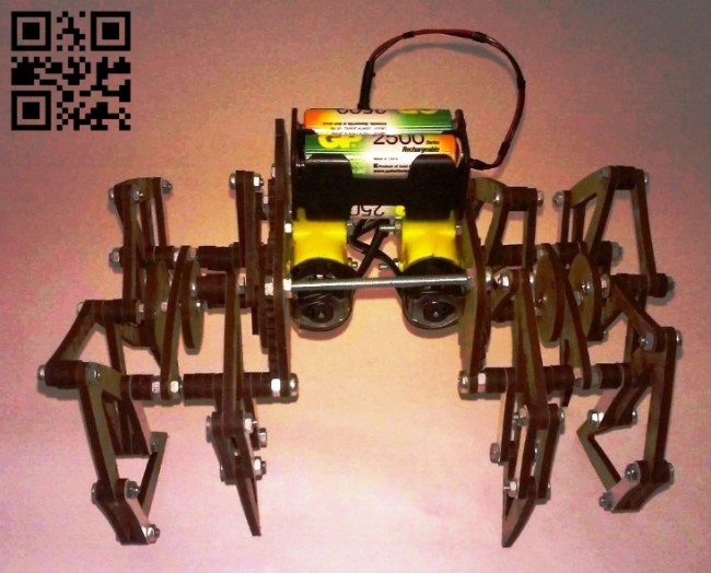 Spider robot E0013238 file cdr and dxf free vector download for laser cut
