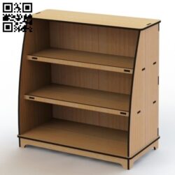 Storage shelf E0013275 file cdr and dxf free vector download for laser cut