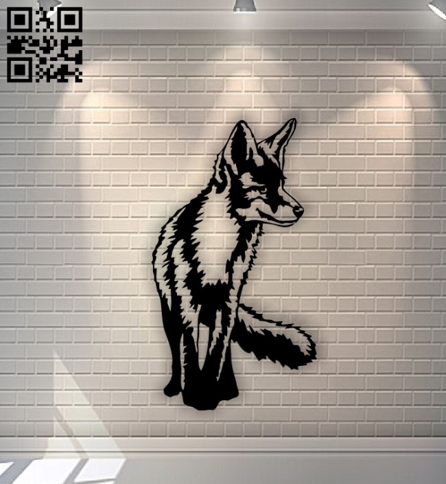Wolf E0013216 file cdr and dxf free vector download for laser cut plasma