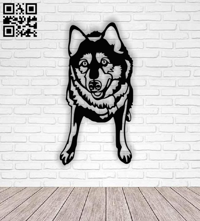 Wolf E0013382 file cdr and dxf free vector download for laser cut plasma