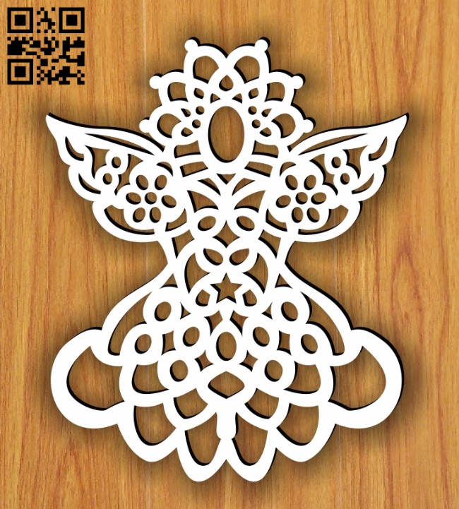 Angel E0013710 file cdr and dxf free vector download for laser cut plasma