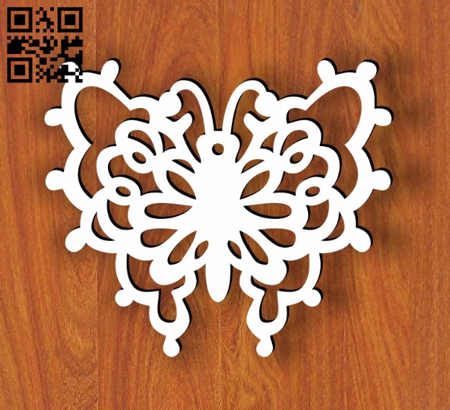 Butterfly E0013708 file cdr and dxf free vector download for laser cut plasma