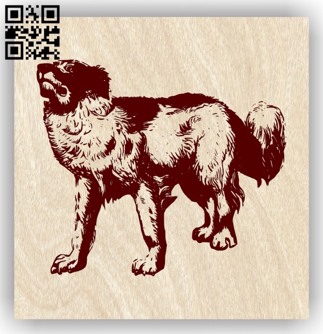 Dog E0013723 file cdr and dxf free vector download for laser engraving machine
