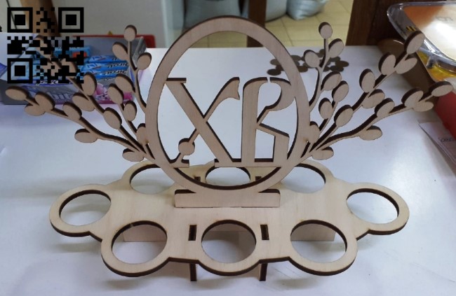 Easter branch E0013606 file cdr and dxf free vector download for laser cut
