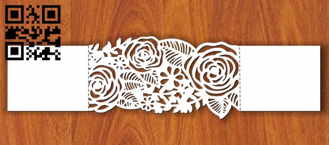 Invitation ribbon E0013522 file cdr and dxf free vector download for laser cut plasma