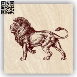 Lion E0013721 file cdr and dxf free vector download for laser engraving machine