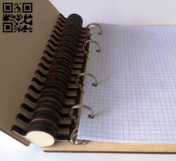Notepad a5 E0013512 file cdr and dxf free vector download for laser cut