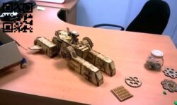 Spaceship E0013584 file cdr and dxf free vector download for laser cut