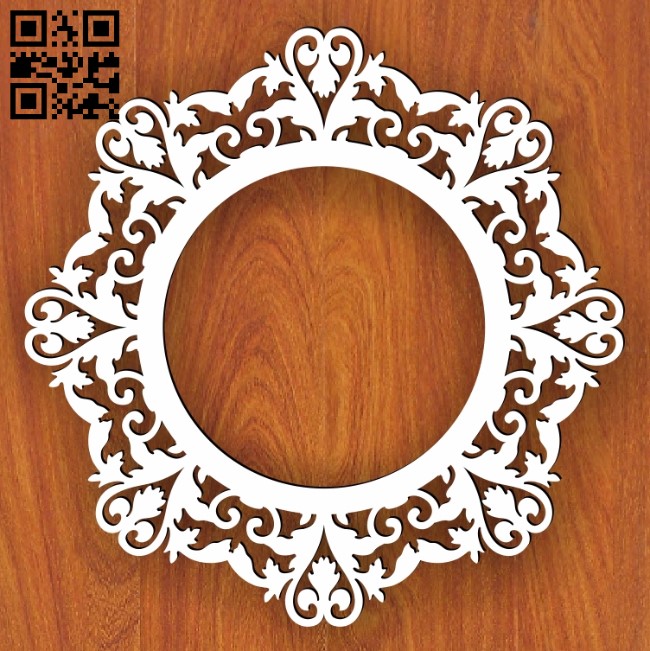 Wedding frame E0013580 file cdr and dxf free vector download for laser cut