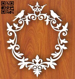 Wedding frame E0013581 file cdr and dxf free vector download for laser cut