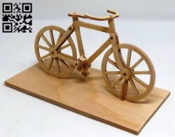 Bicycle E0013850 file cdr and dxf free vector download for laser cut