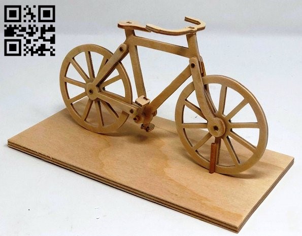 Bike E0013850 file cdr and dxf free vector download for laser cut