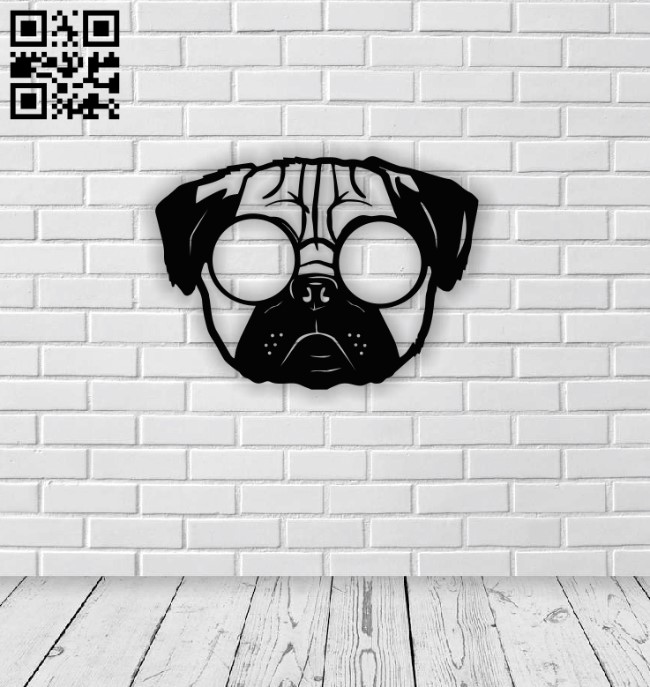 Bull dog E0014030 file cdr and dxf free vector download for laser cut plasma