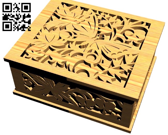 Casket E0013852 file cdr and dxf free vector download for laser cut