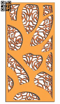 Design pattern screen panel E0013929 file cdr and dxf free vector download for laser cut cnc