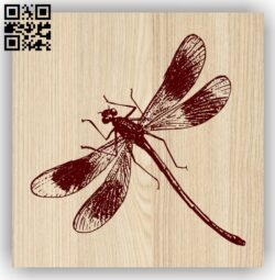 Dragonfly E0013759 file cdr and dxf free vector download for laser engraving machine