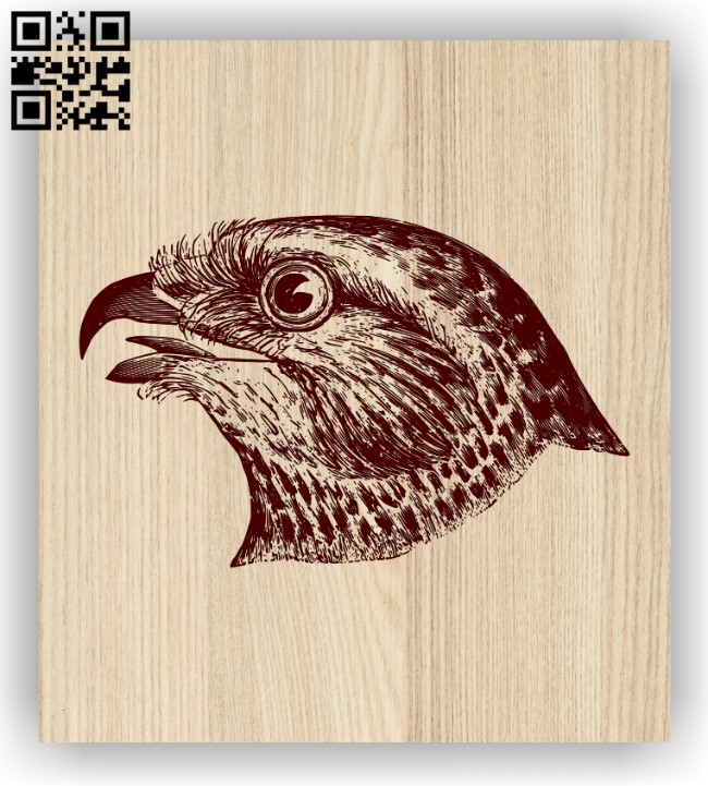 Eagle head E0013951 file cdr and dxf free vector download for laser engraving machine