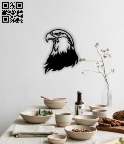 Eagle head E0014051 file cdr and dxf free vector download for laser cut plasma