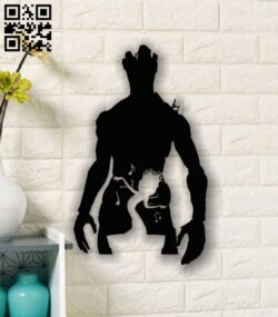 Groot E0013738 file cdr and dxf free vector download for laser cut plasma