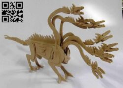 Hydra E0013765 file cdr and dxf free vector download for laser cut