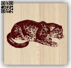 Leopard E0013760 file cdr and dxf free vector download for laser engraving machine