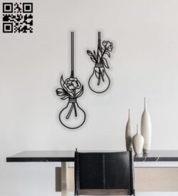 Light wall decor E0014061 file cdr and dxf free vector download for laser cut plasma