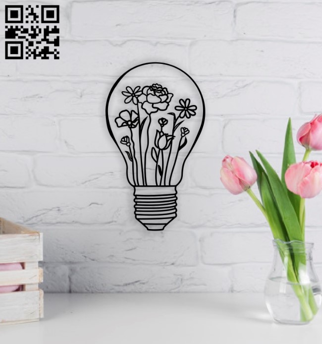 Light wall decor E0014062 file cdr and dxf free vector download for laser cut plasma
