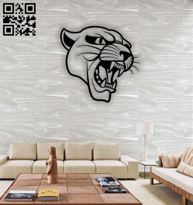 Lion wall decor E0013874 file cdr and dxf free vector download for laser cut plasma