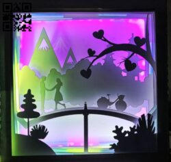 Love light box E0014064 file cdr and dxf free vector download for laser cut plasma