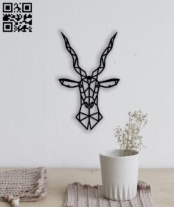 Moose head E0014050 file cdr and dxf free vector download for laser cut plasma
