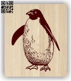 Penguin E0013950 file cdr and dxf free vector download for laser engraving machine