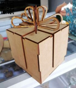 Small gift box E0013975 file cdr and dxf free vector download for laser cut