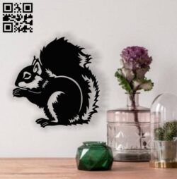 Squirrel E0013742 file cdr and dxf free vector download for laser cut plasma