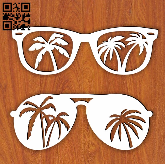 Summer glasser E0014066 file cdr and dxf free vector download for laser cut