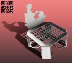 Tea pot stand E0013905 file cdr and dxf free vector download for laser cut plasma