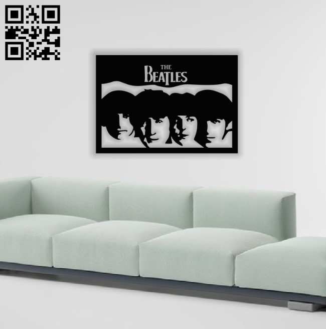 The beatles E0013795 file cdr and dxf free vector download for laser cut plasma