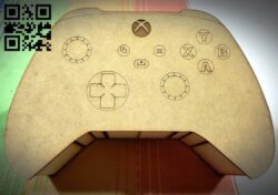 Video game control box E0013895 file cdr and dxf free vector download for laser cut