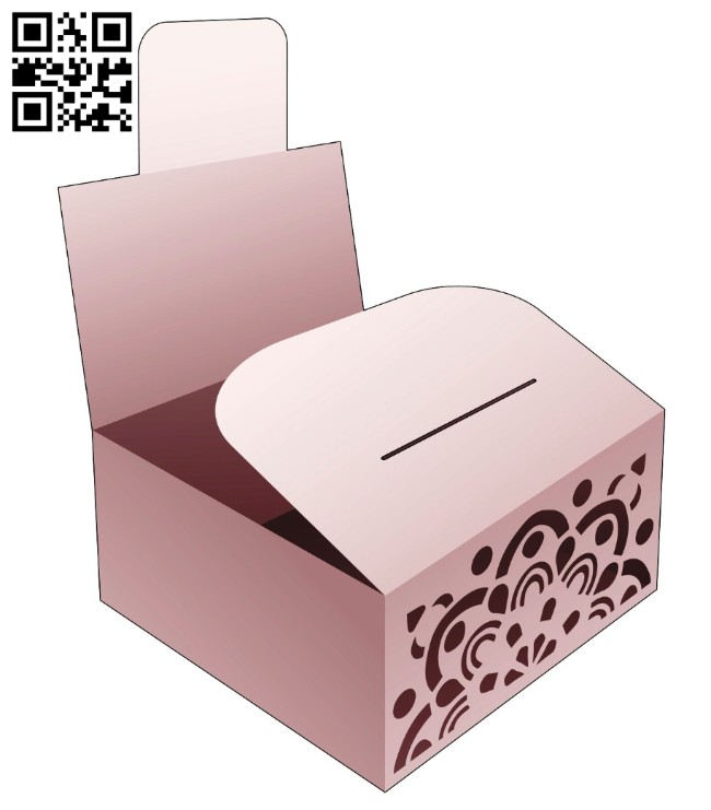 Bakery box with mandala E0014306 file cdr and dxf free vector download for laser cut