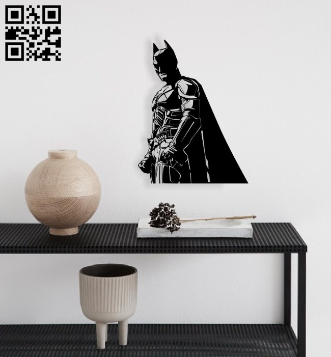 Batman wall decor E0014327 file cdr and dxf free vector download for laser cut plasma