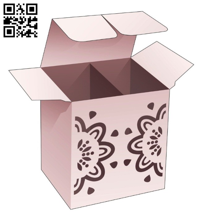 Box E0014310 file cdr and dxf free vector download for laser cut