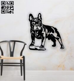 Bulldog E0014138 file cdr and dxf free vector download for laser cut plasma