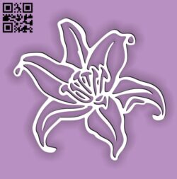 Floral flower E0014445 file cdr and dxf free vector download for laser cut plasma