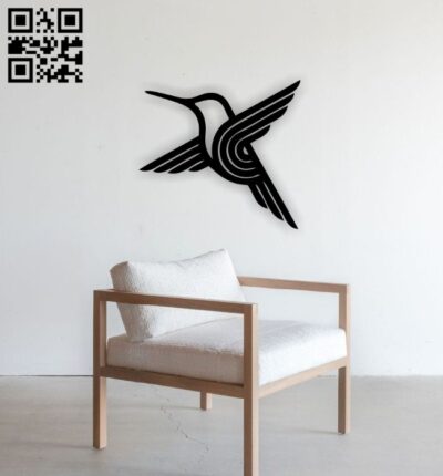 Flying bird E0014278 file cdr and dxf free vector download for laser cut plasma
