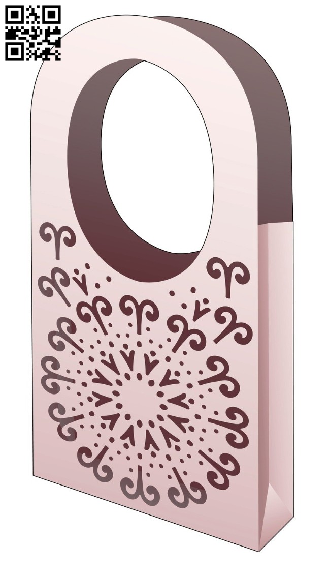 Handle bag E0014461 file cdr and dxf free vector download for laser cut