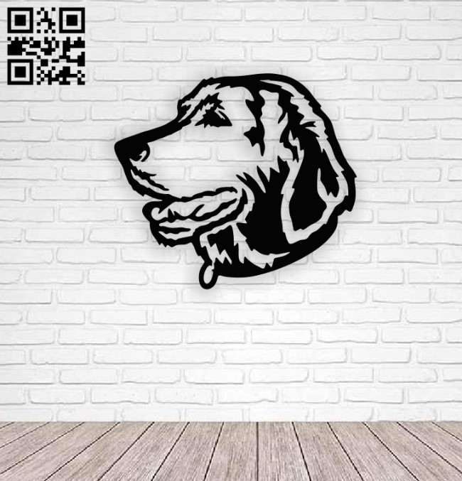 Labrador retriever dog E0014180 file cdr and dxf free vector download for laser cut plasma