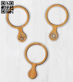 Mirror E0014132 file cdr and dxf free vector download for laser cut