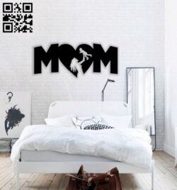 Mother day E0014369 file cdr and dxf free vector download for laser cut plasma