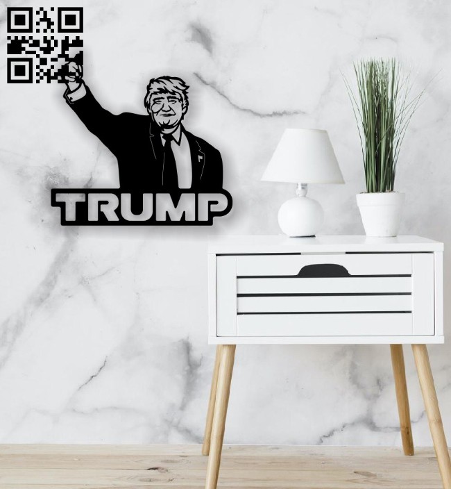 Trump E0014211 file cdr and dxf free vector download for laser cut plasma