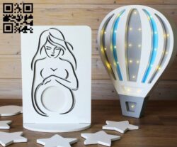 Ultrasound photo frame E0014293 file cdr and dxf free vector download for laser cut