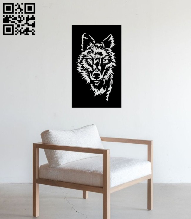 Wolf E0014240 file cdr and dxf free vector download for laser cut plasma